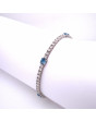 March Aquamarine Birthstone Bracelet